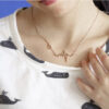 ECG Necklace Heartbeat frequency pendant